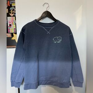 Ivory Ella Women’s XS Ombre Blue Crewneck Sweater